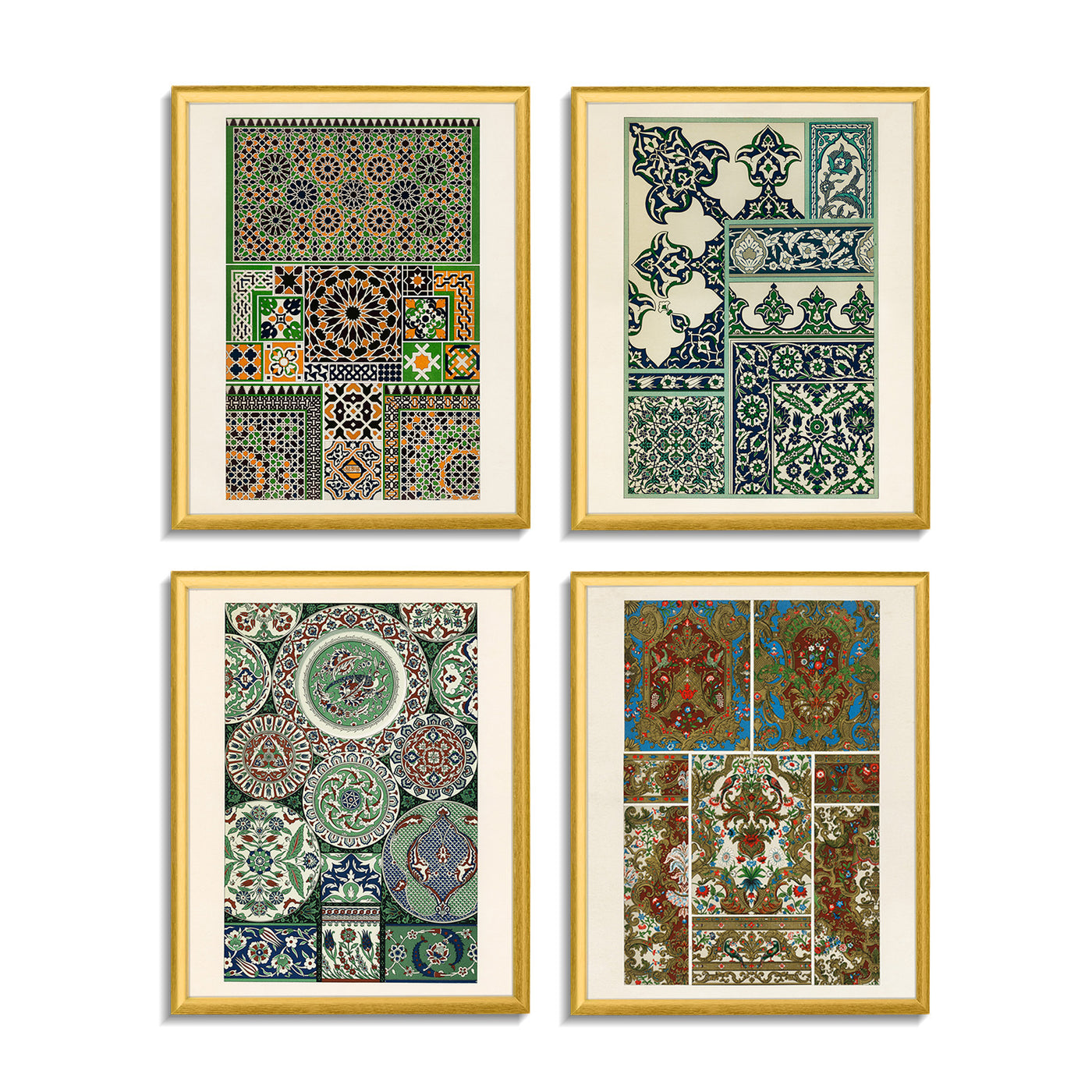 Vintage Patterns (Set of 4) - II