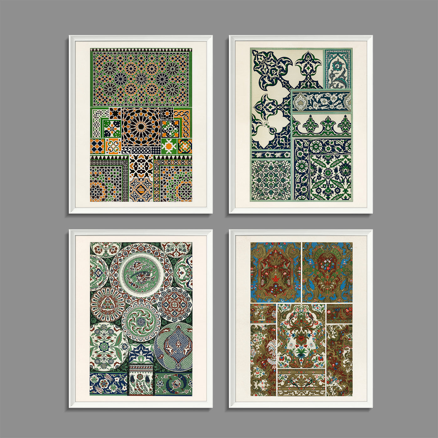 Vintage Patterns (Set of 4) - II